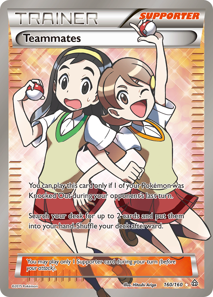 Teammates xy5-160 Rare Ultra from Primal Clash Set