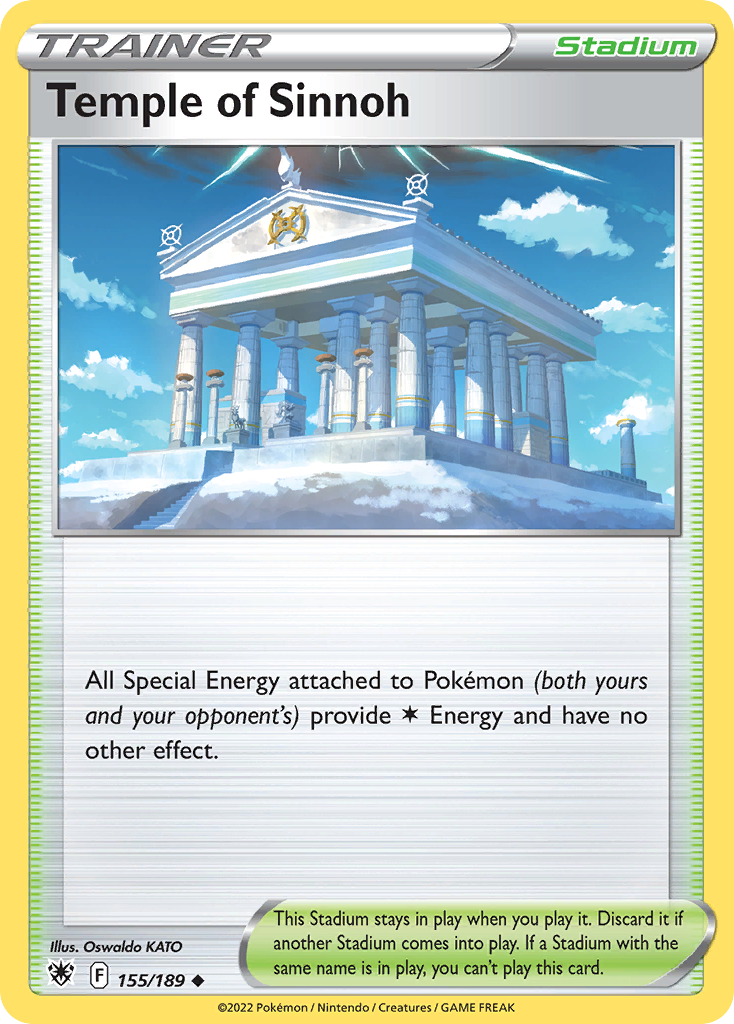 Temple of Sinnoh swsh10-155 Uncommon from Astral Radiance Set