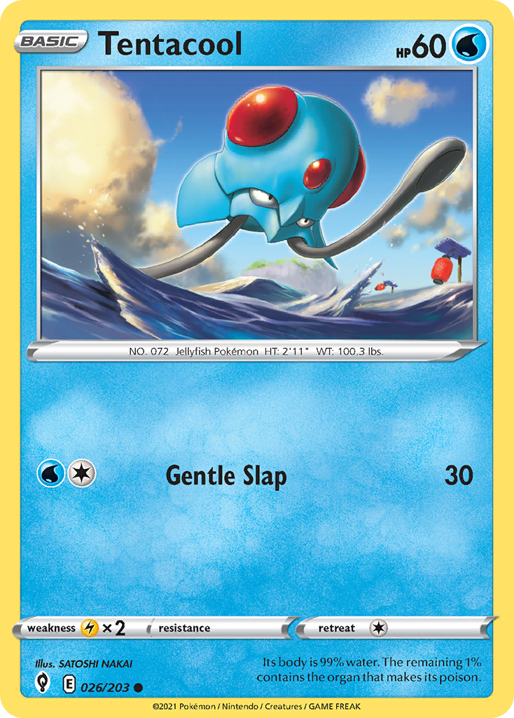 Tentacool swsh7-26 Common from Evolving Skies Set