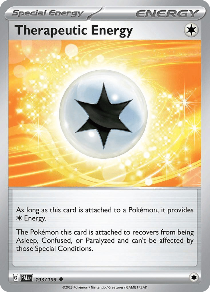 Therapeutic Energy sv2-193 Uncommon from Paldea Evolved Set