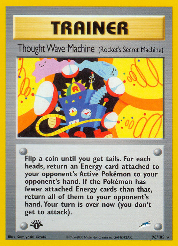 Thought Wave Machine neo4-96 Rare from Neo Destiny Set
