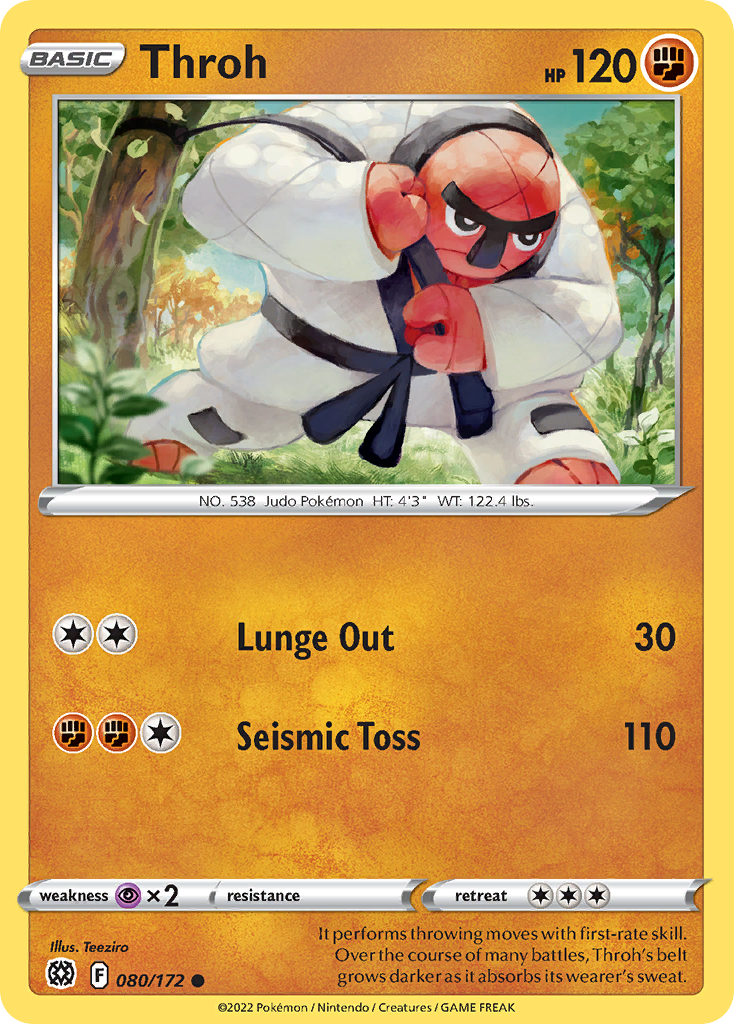 Throh swsh9-80 Common from Brilliant Stars Set