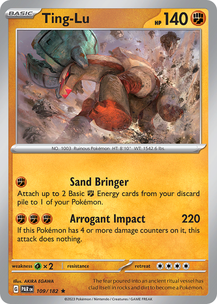 Ting-Lu sv4-109 Rare from Paradox Rift Set