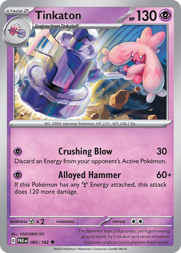 Tinkaton sv4-85 Uncommon from Paradox Rift Set