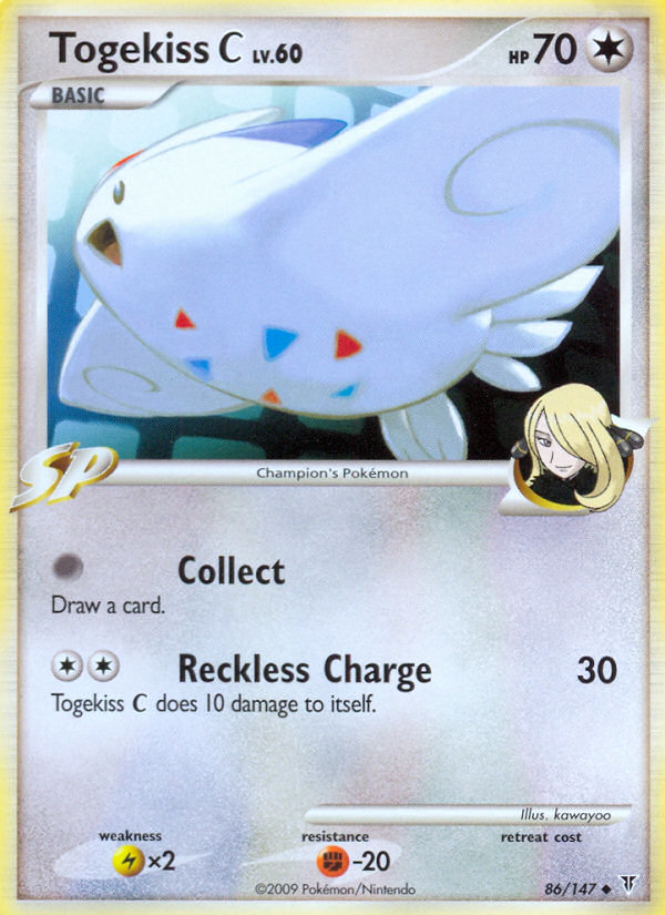 Togekiss C pl3-86 Uncommon from Supreme Victors Set