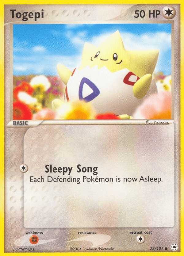 Togepi ex5-78 Common from Hidden Legends Set