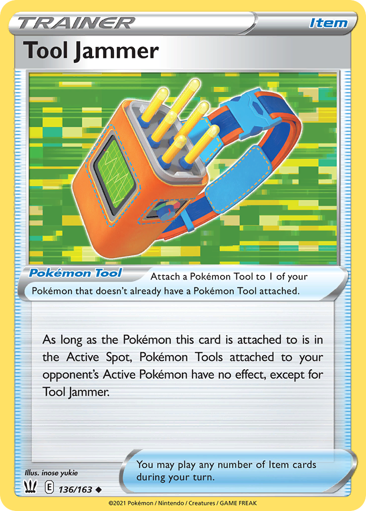 Tool Jammer swsh5-136 Uncommon from Battle Styles Set
