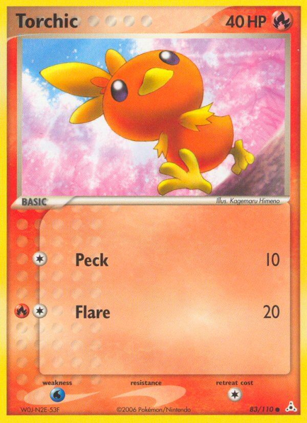 Torchic ex13-83 Common from Holon Phantoms Set