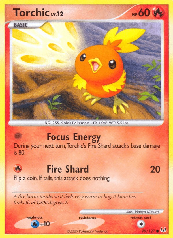 Torchic pl1-99 Common from Platinum Set