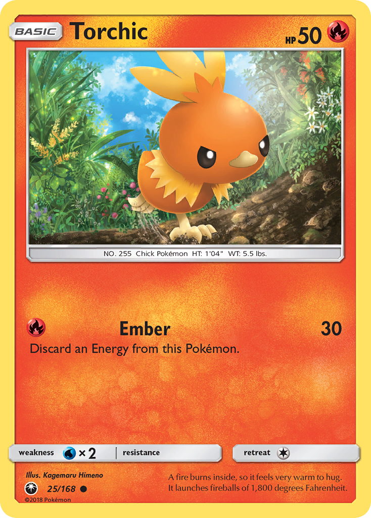 Torchic sm7-25 Common from Celestial Storm Set