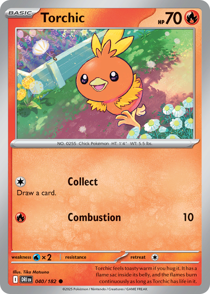 Torchic sv10-40 Common from Destined Rivals Set