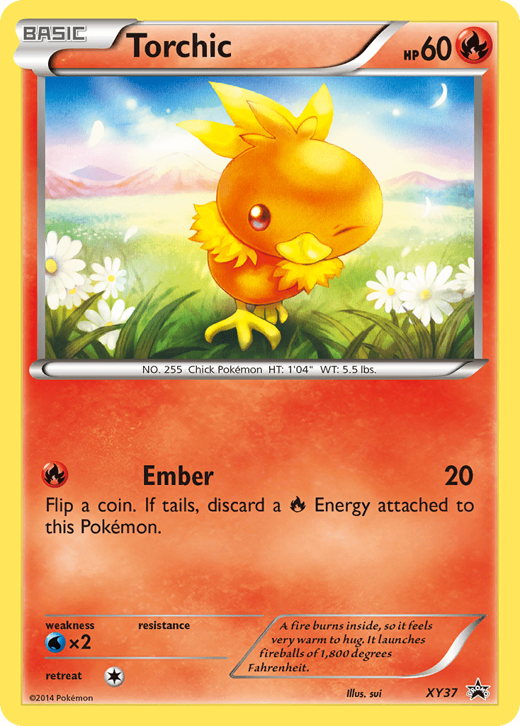 Torchic xyp-XY37 Promo from XY Black Star Promos Set