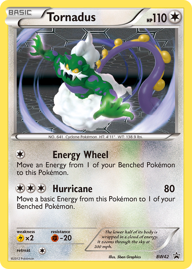 Tornadus bwp-BW42 Promo from BW Black Star Promos Set