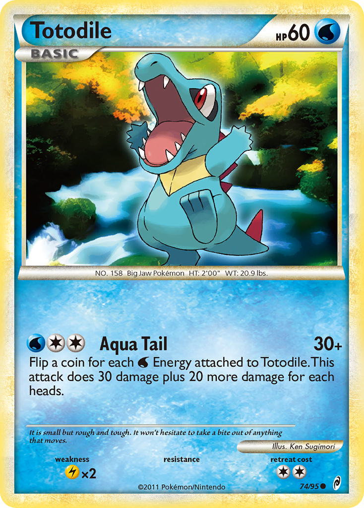 Totodile col1-74 Common from Call of Legends Set