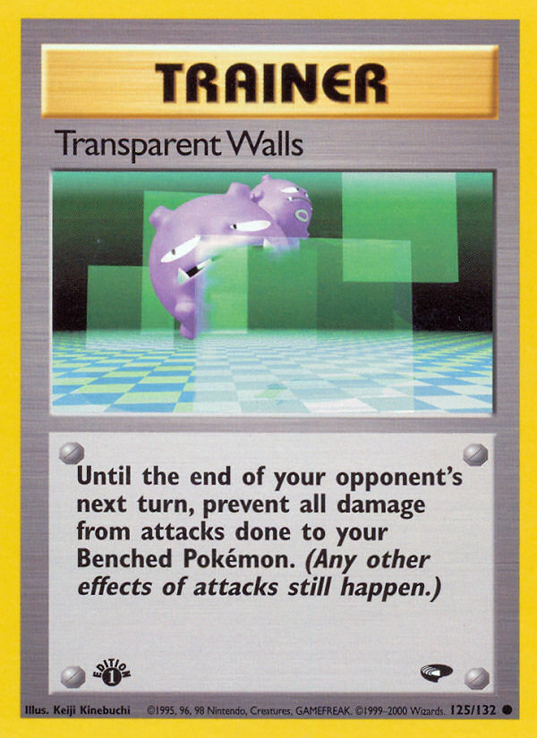 Transparent Walls gym2-125 Common from Gym Challenge Set