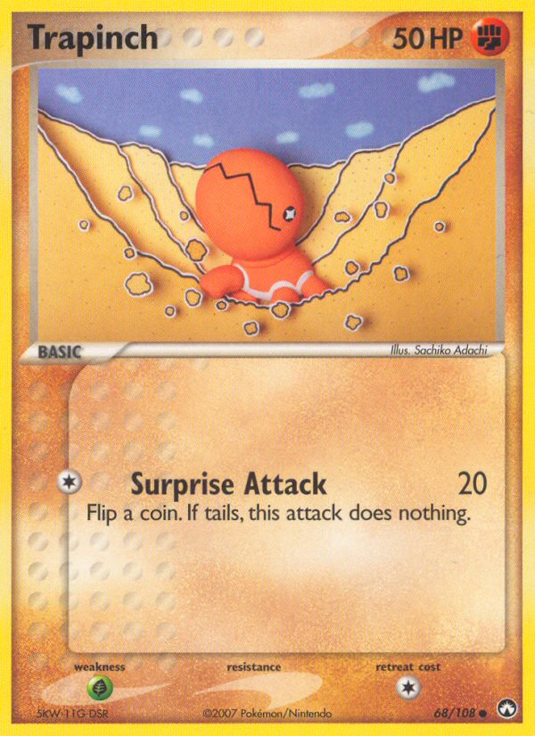 Trapinch ex16-68 Common from Power Keepers Set