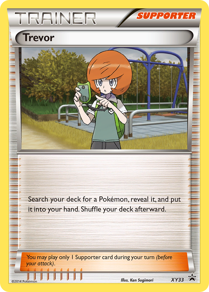 Trevor xyp-XY33 Promo from XY Black Star Promos Set