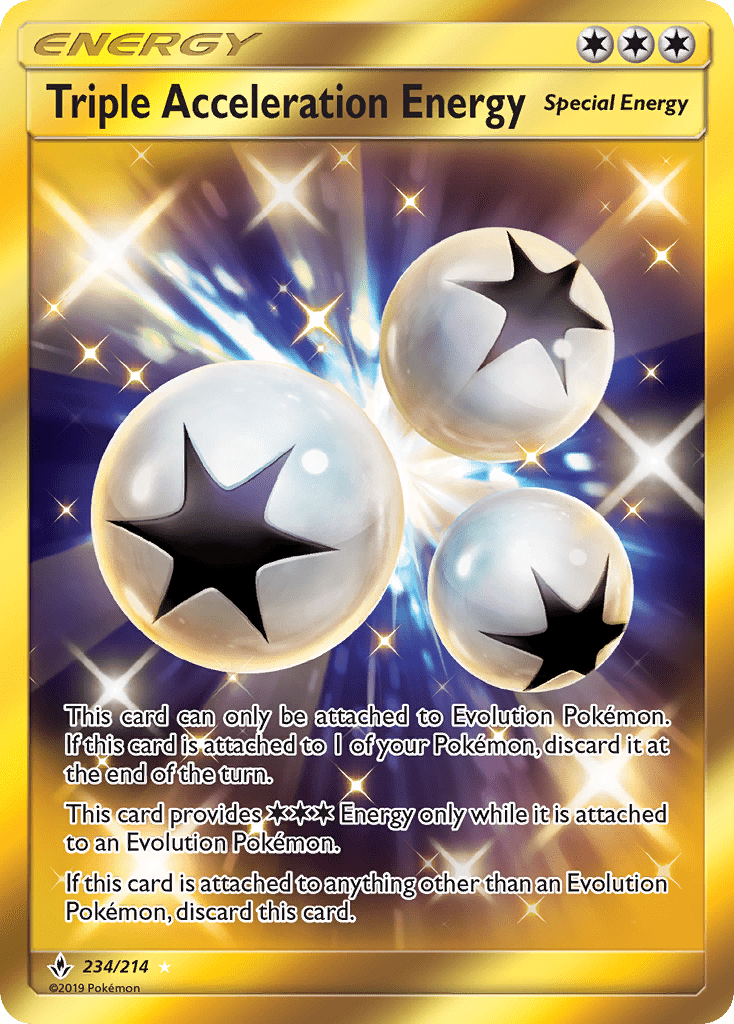 Triple Acceleration Energy sm10-234 Rare Secret from Unbroken Bonds Set