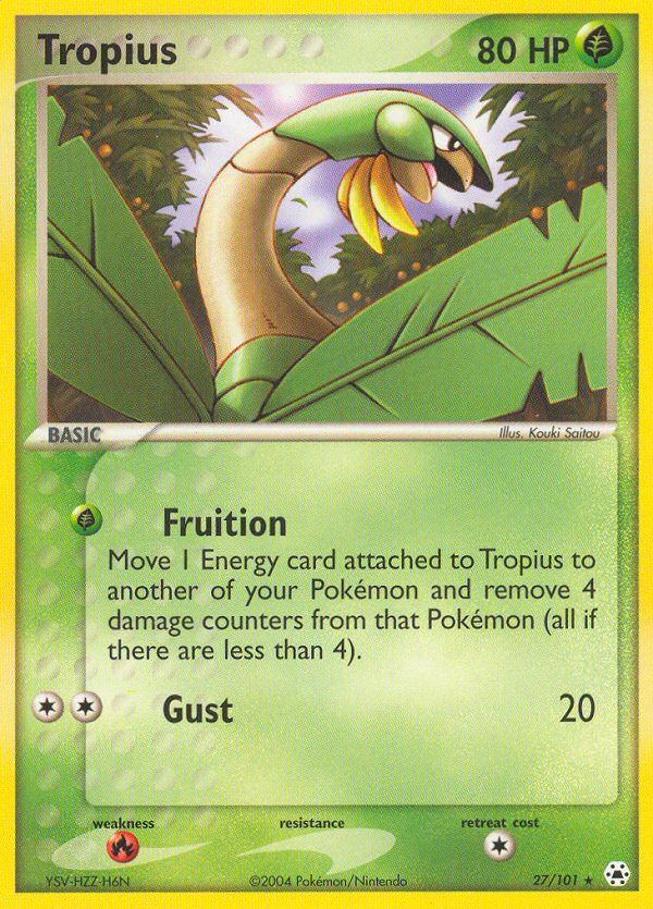 Tropius ex5-27 Rare from Hidden Legends Set