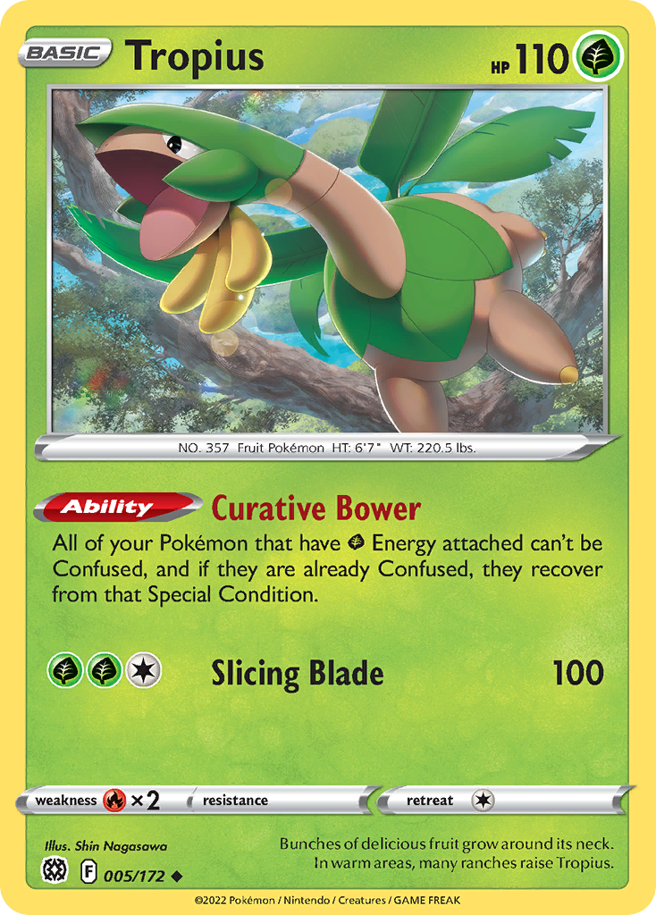 Tropius swsh9-5 Uncommon from Brilliant Stars Set