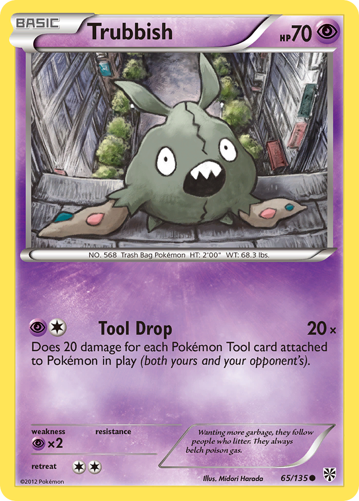 Trubbish bw8-65 Common from Plasma Storm Set
