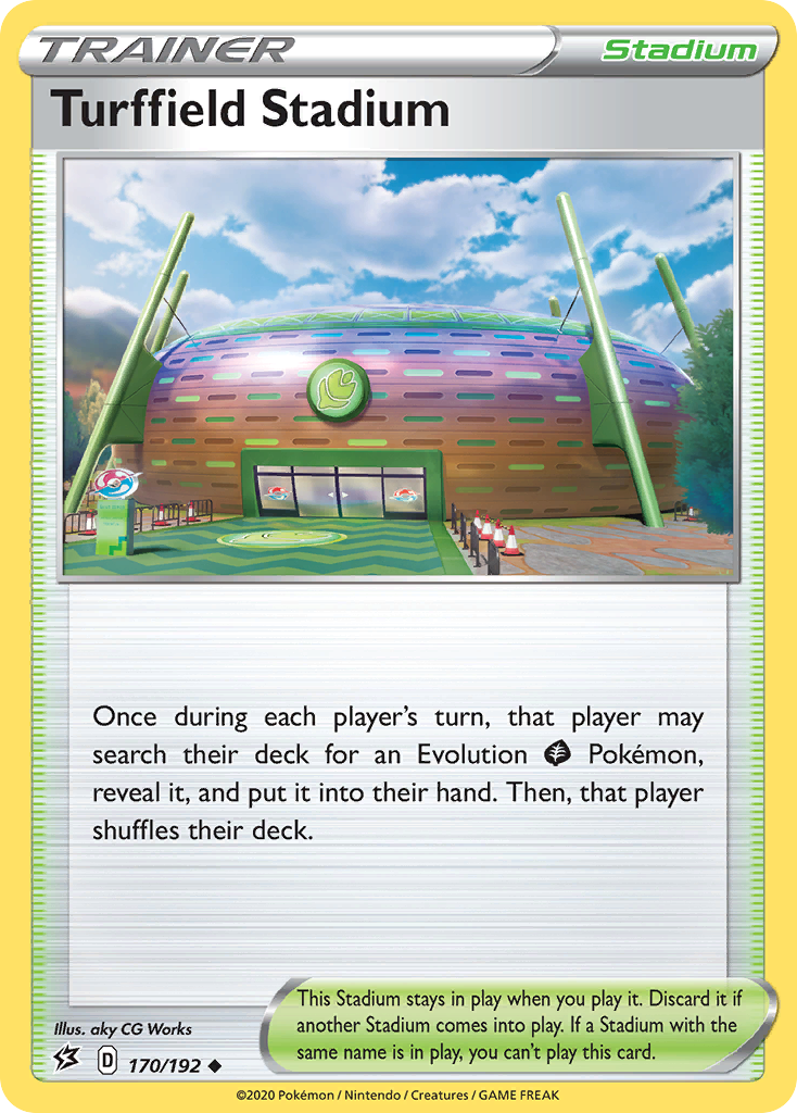 Turffield Stadium swsh2-170 Uncommon from Rebel Clash Set