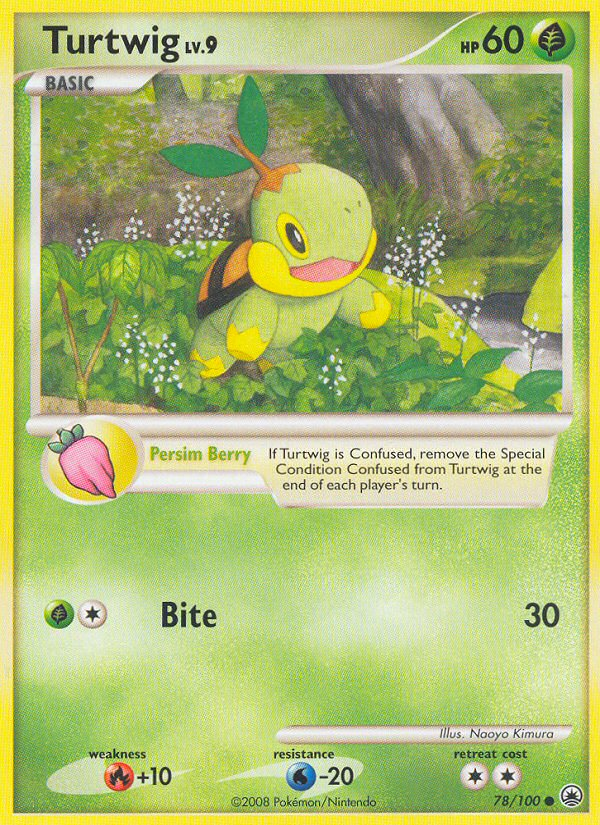 Turtwig dp5-78 Common from Majestic Dawn Set