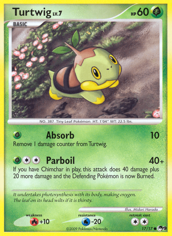 Turtwig pop9-17 Common from POP Series 9 Set