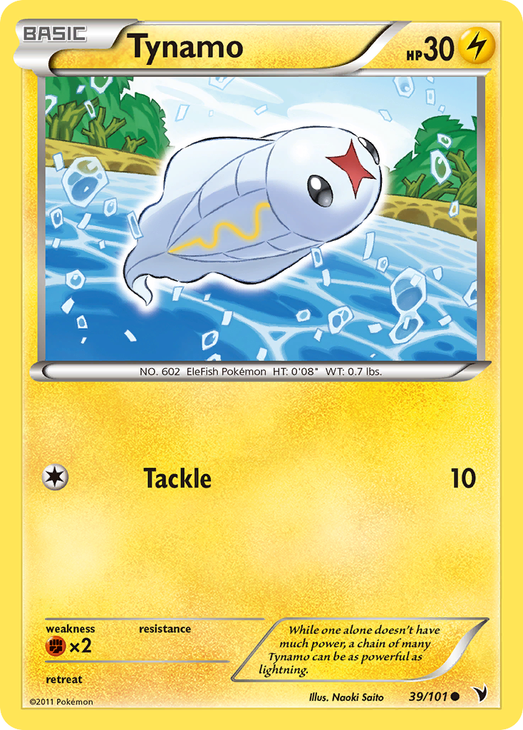 Tynamo bw3-39 Common from Noble Victories Set