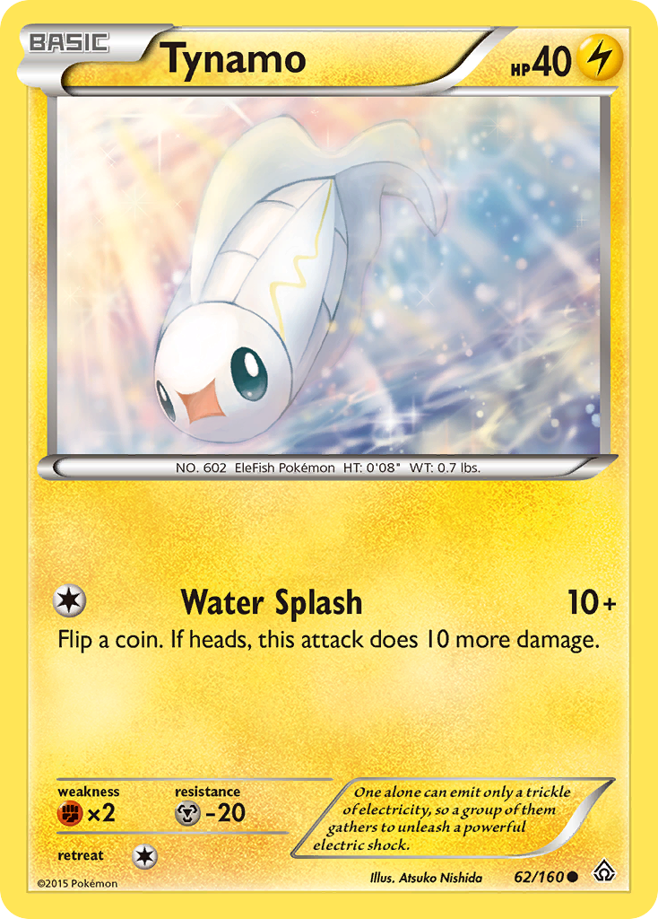 Tynamo xy5-62 Common from Primal Clash Set