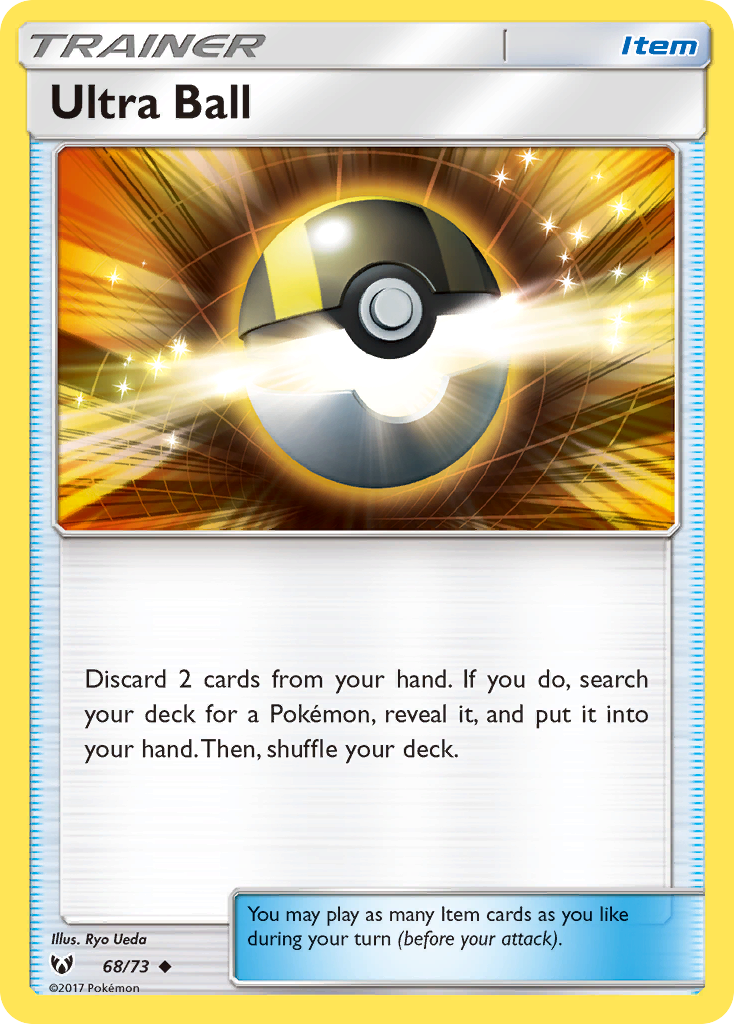 Ultra Ball sm35-68 Uncommon from Shining Legends Set
