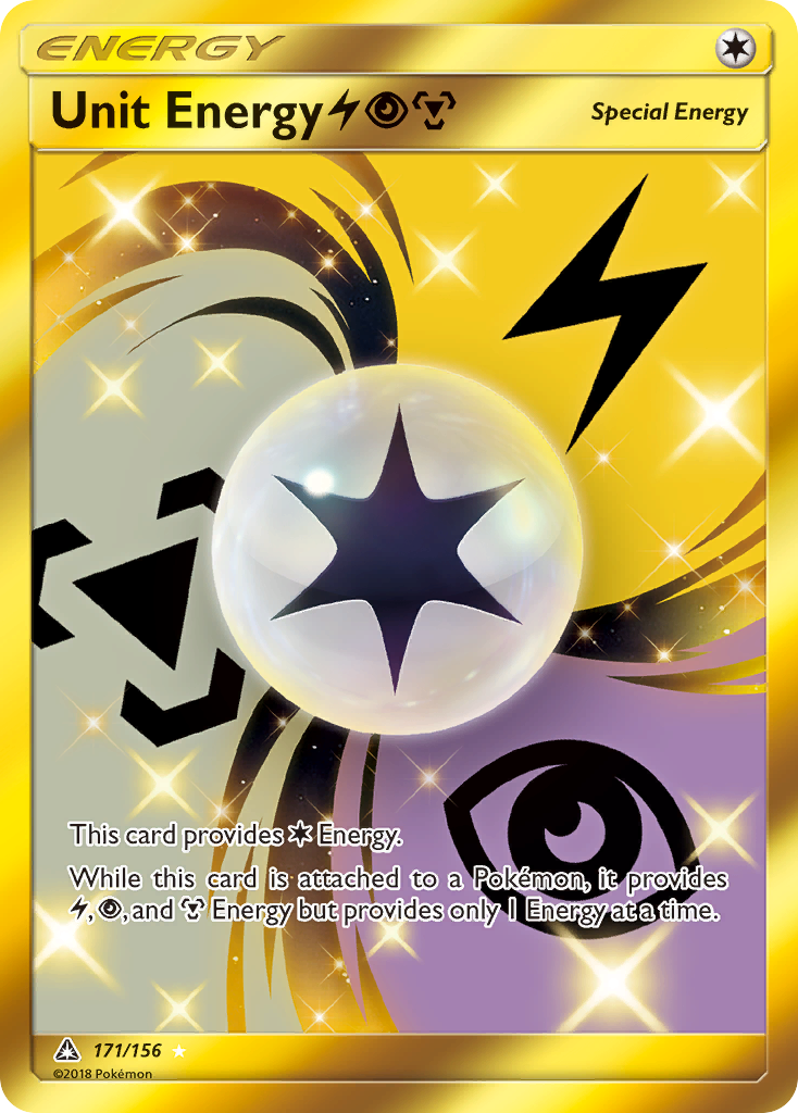 Unit Energy LightningPsychicMetal sm5-171 Rare Secret from Ultra Prism Set