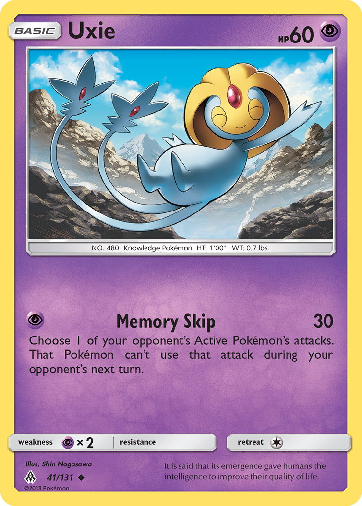 Uxie sm6-41 Uncommon from Forbidden Light Set