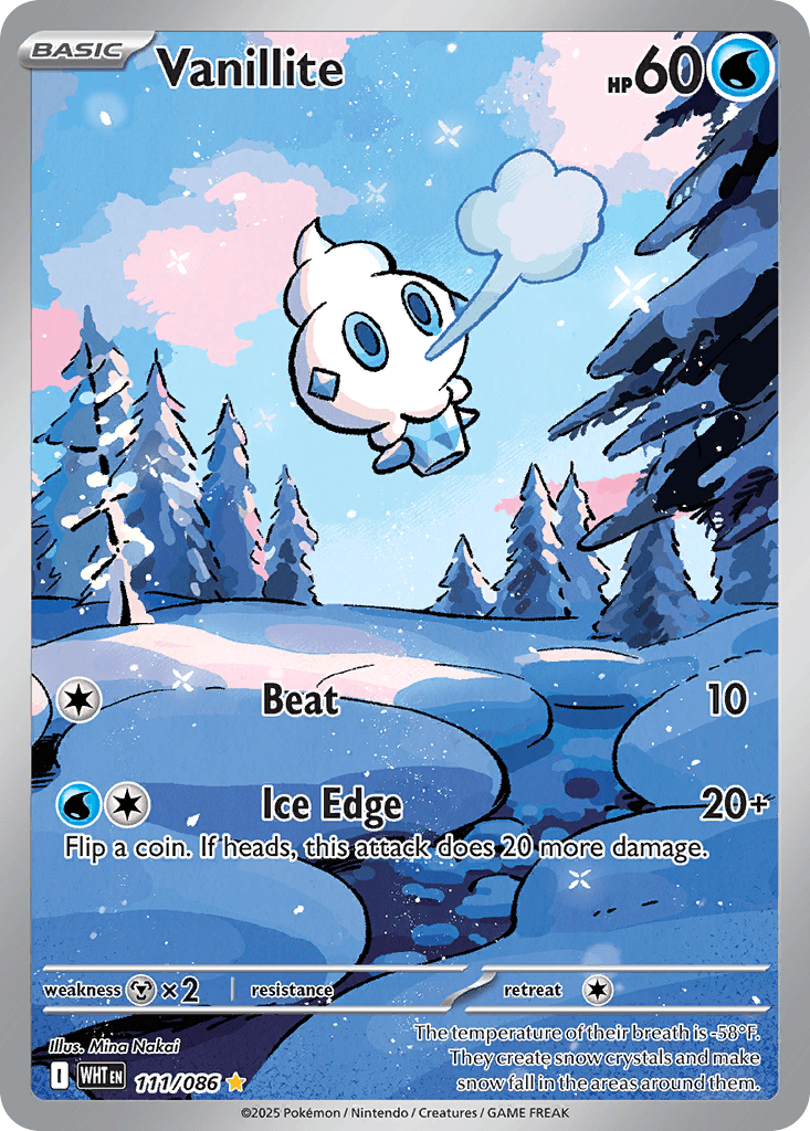 Vanillite rsv10pt5-111 Illustration Rare from White Flare Set