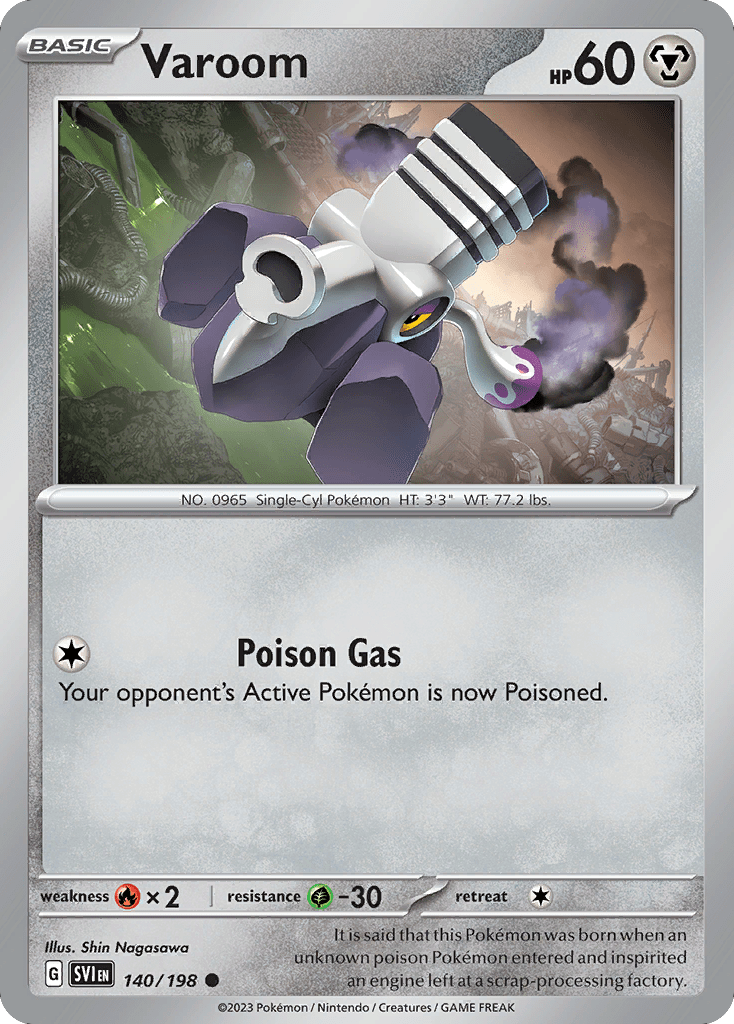 Varoom sv1-140 Common from Scarlet & Violet Set