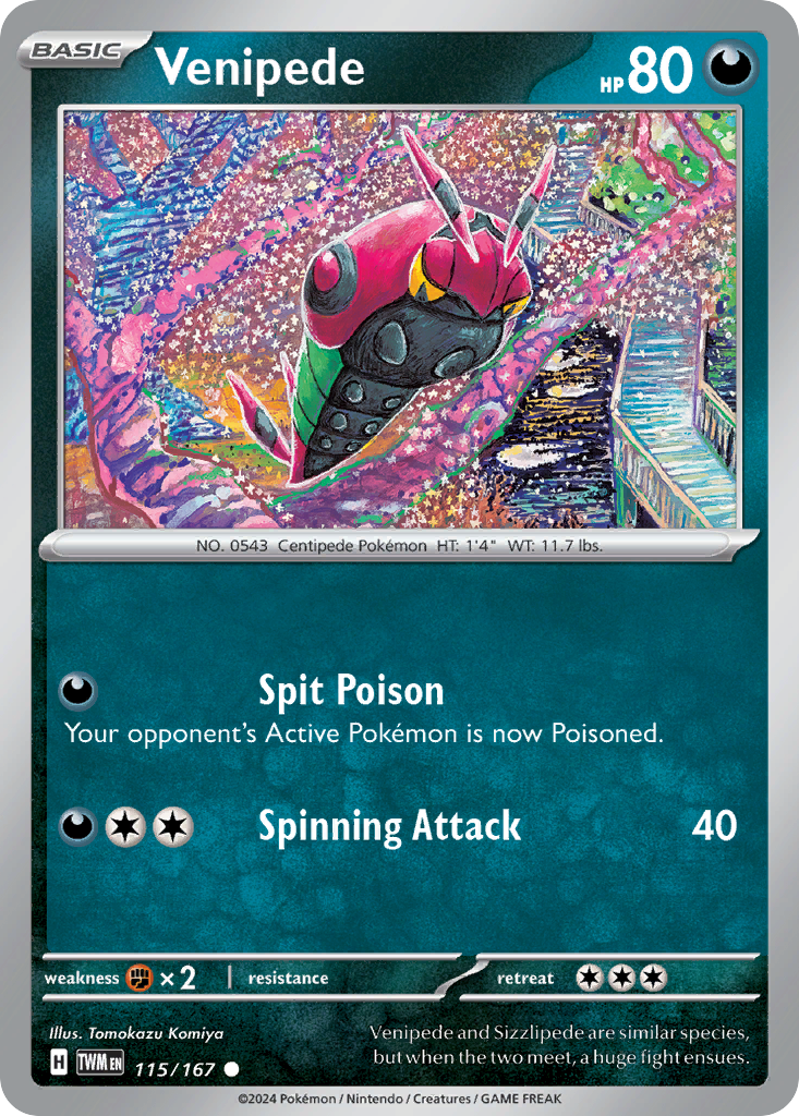 Venipede sv6-115 Common from Twilight Masquerade Set
