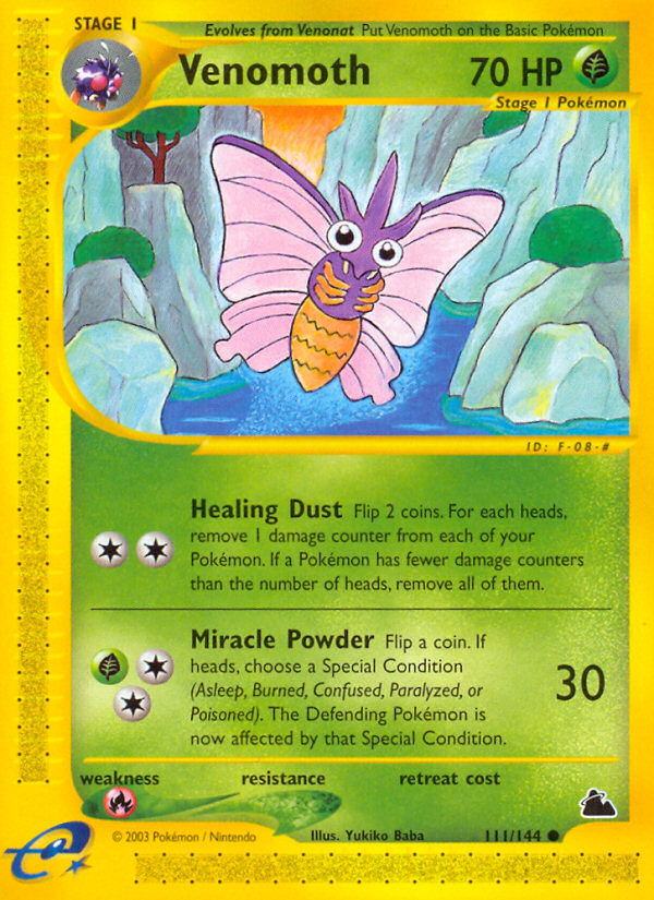 Venomoth ecard3-111 Common from Skyridge Set