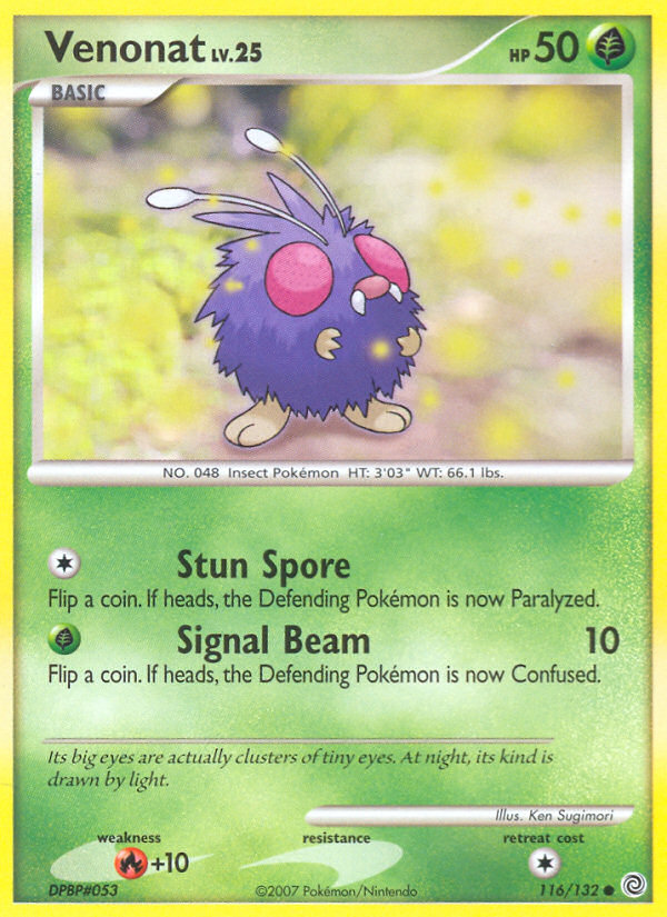 Venonat dp3-116 Common from Secret Wonders Set
