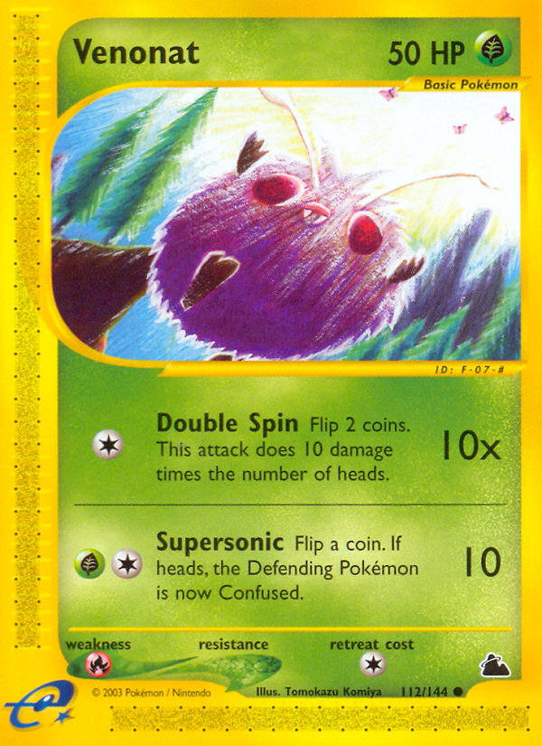 Venonat ecard3-112 Common from Skyridge Set