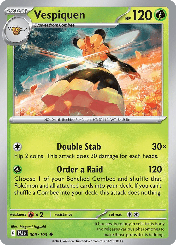 Vespiquen sv2-9 Uncommon from Paldea Evolved Set