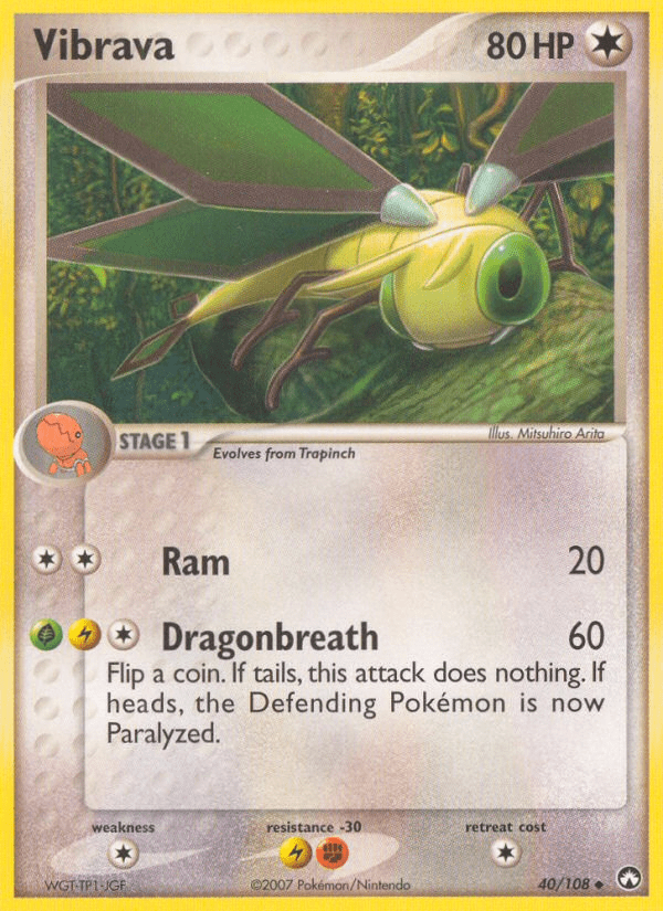 Vibrava ex16-40 Uncommon from Power Keepers Set