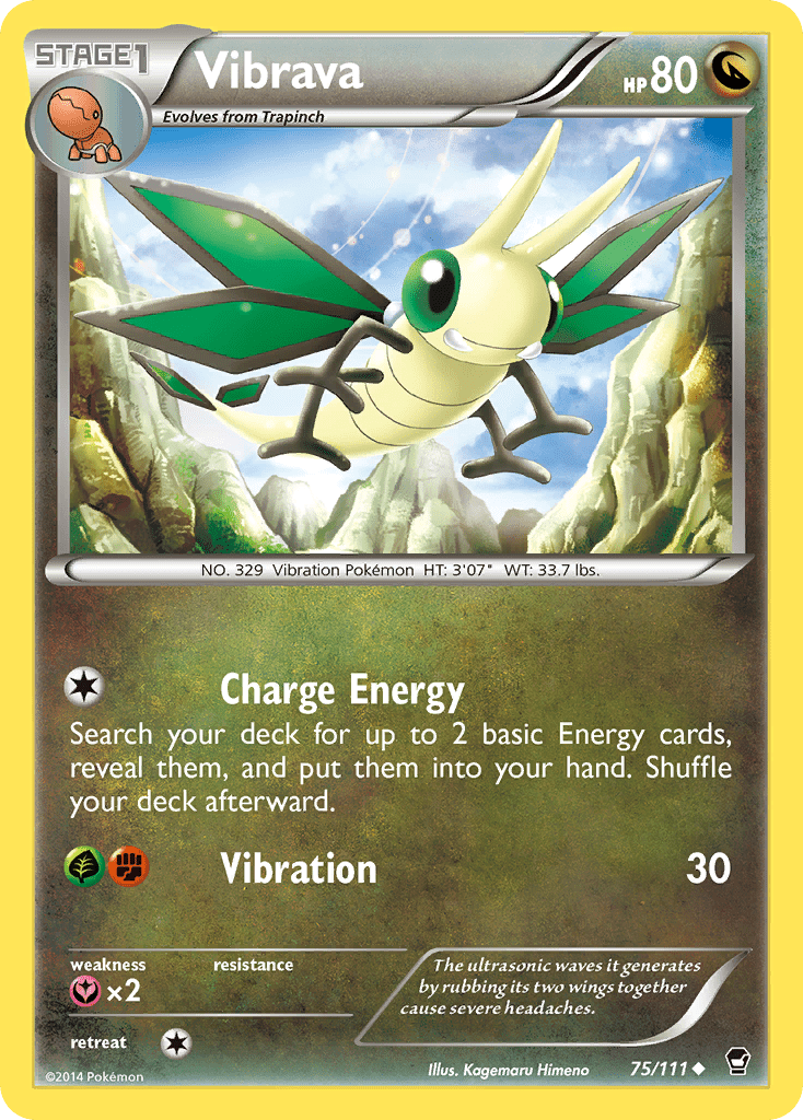 Vibrava xy3-75 Uncommon from Furious Fists Set