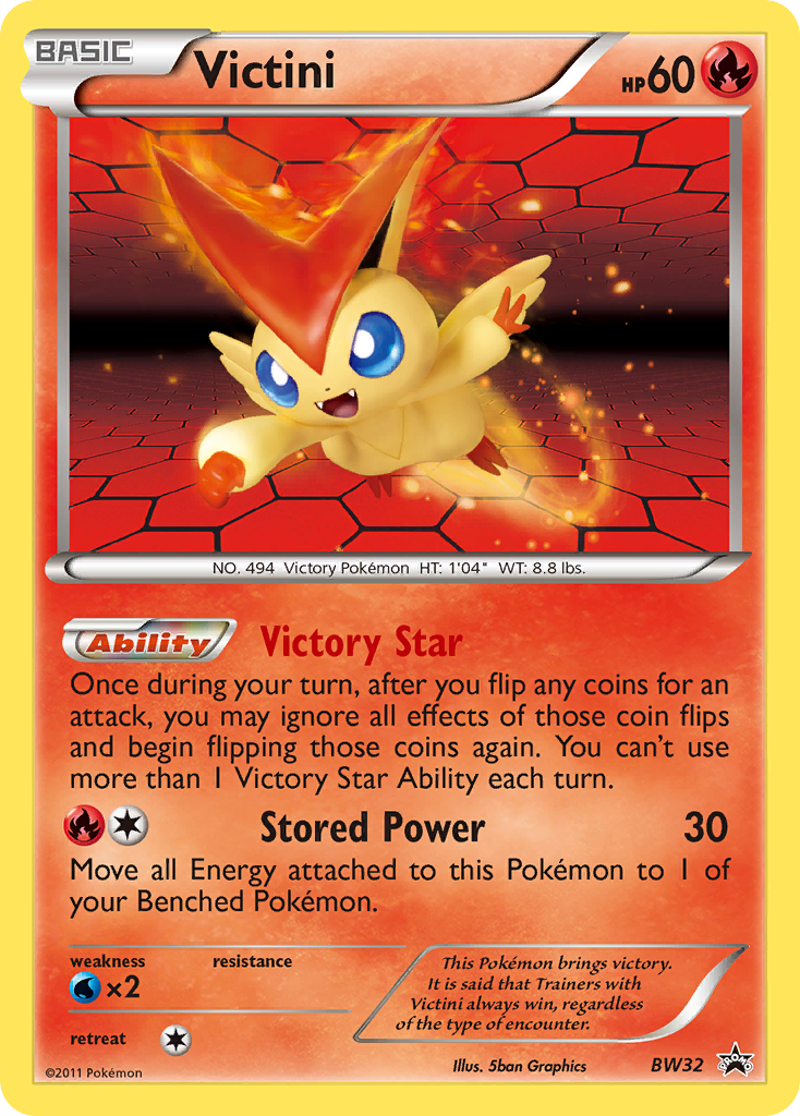 Victini bwp-BW32 Promo from BW Black Star Promos Set