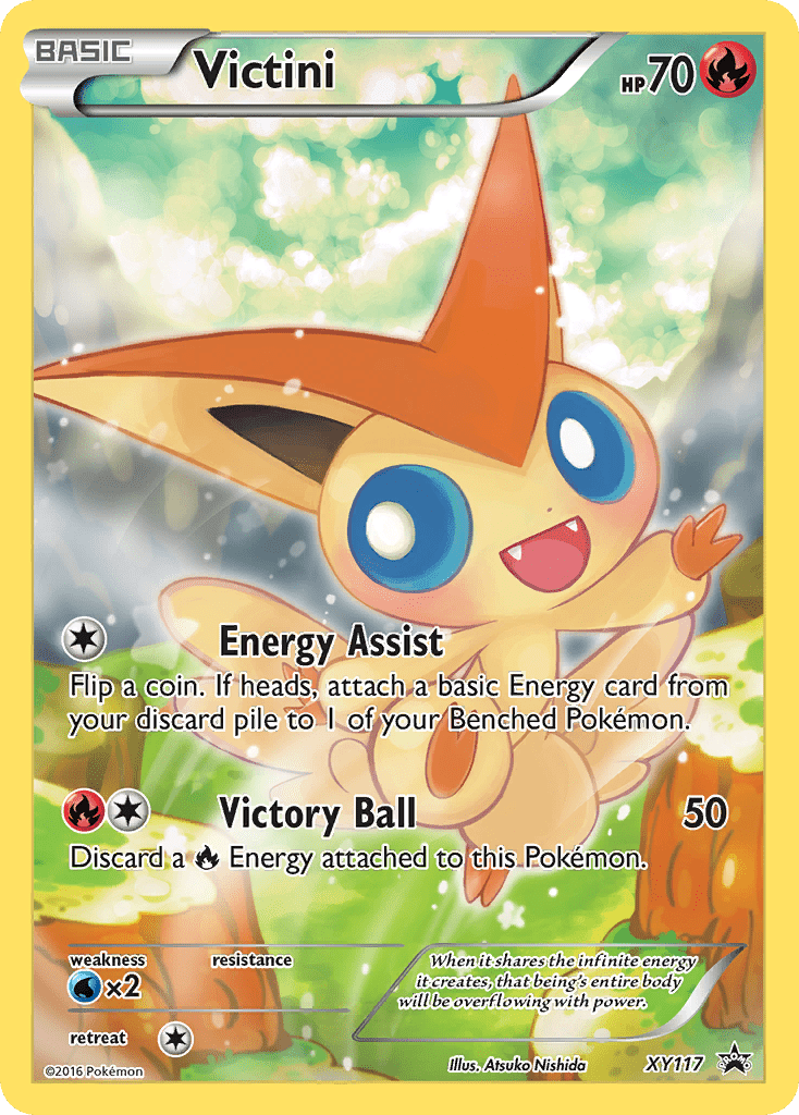 Victini xyp-XY117 Promo from XY Black Star Promos Set