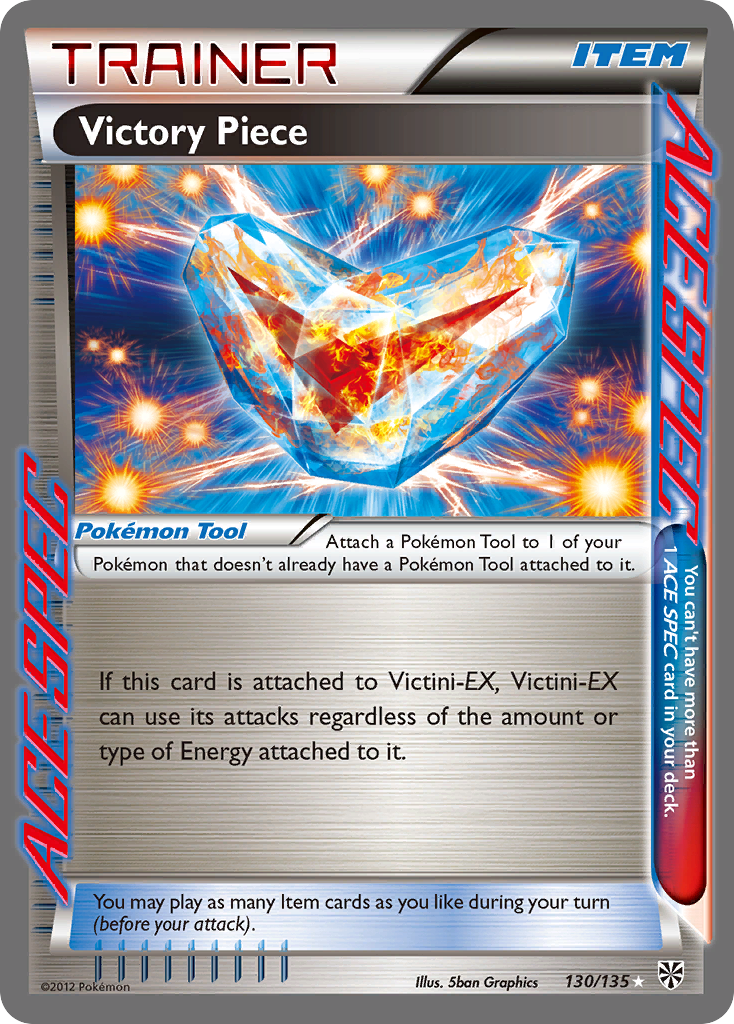Victory Piece bw8-130 Rare ACE from Plasma Storm Set
