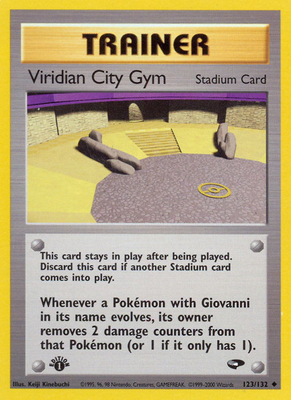 Viridian City Gym gym2-123 Uncommon from Gym Challenge Set