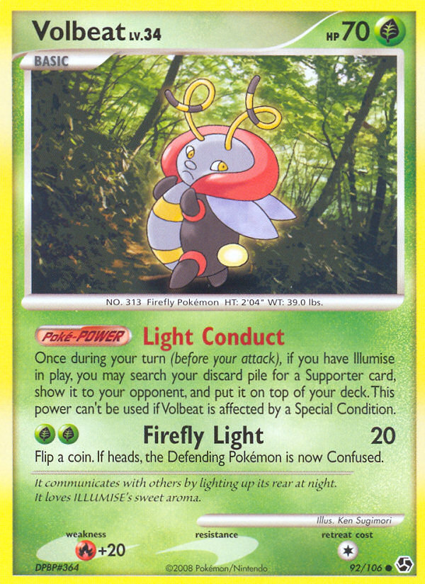 Volbeat dp4-92 Common from Great Encounters Set
