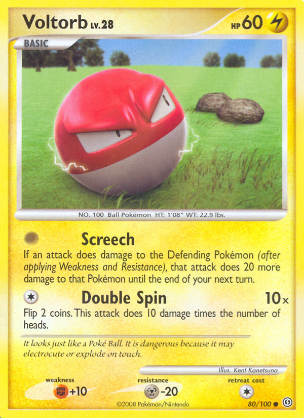 Voltorb dp7-80 Common from Stormfront Set