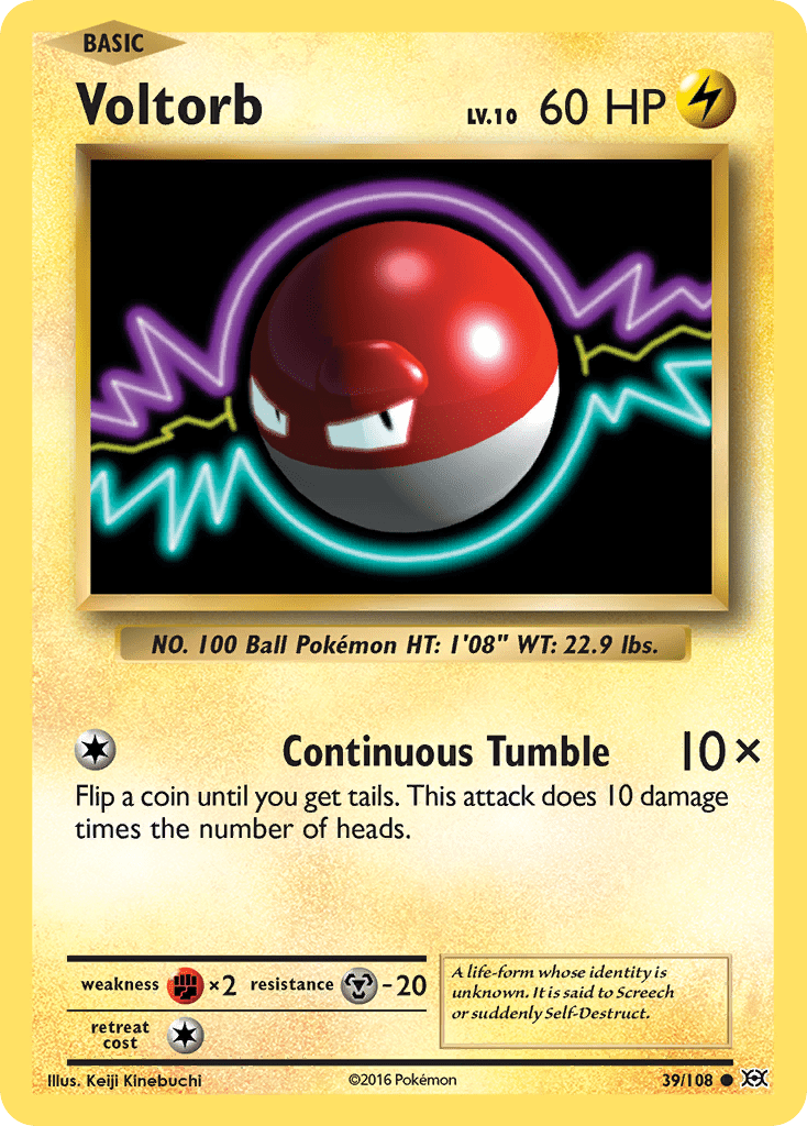 Voltorb xy12-39 Common from Evolutions Set