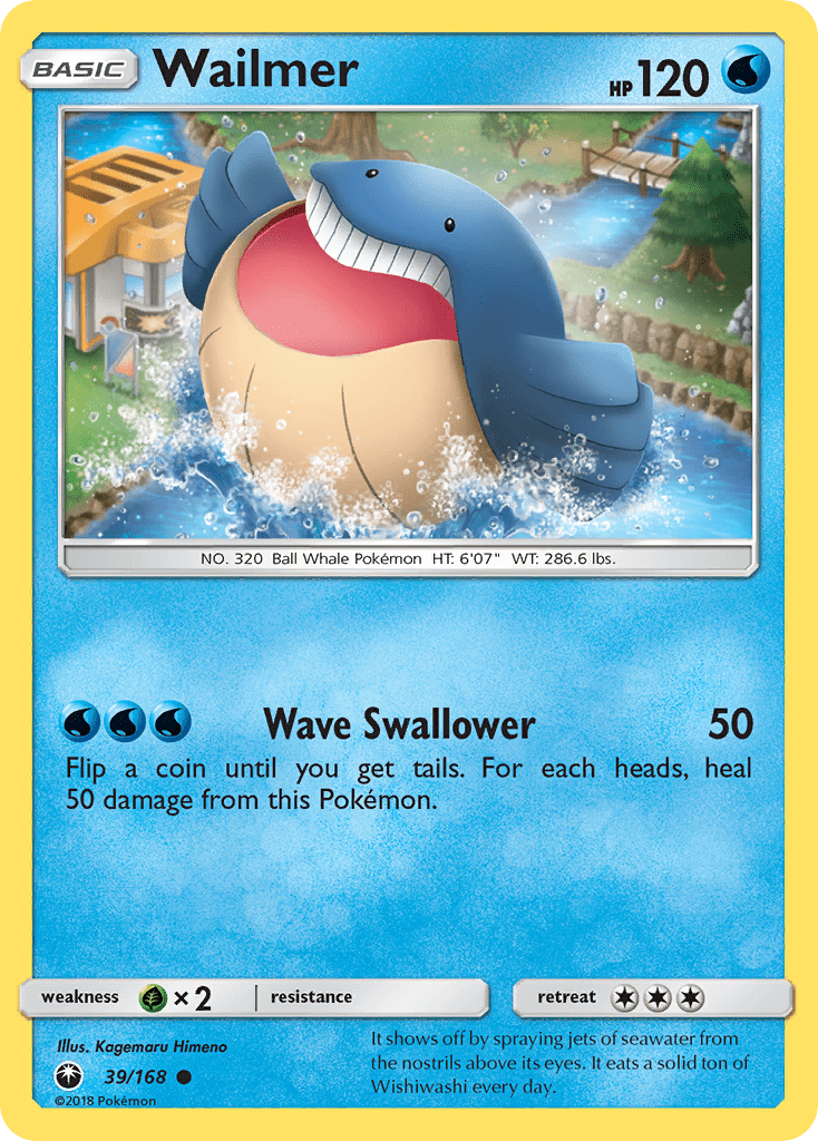 Wailmer sm7-39 Common from Celestial Storm Set
